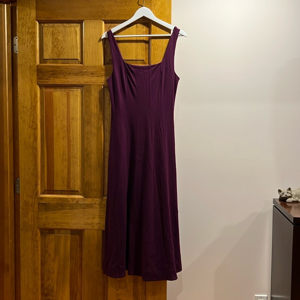LOFT square neck midi dress NWT